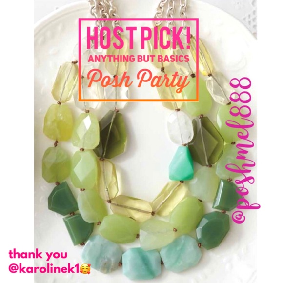 Stella & Dot✨RARE✨Artemis Stone ‘Colors of the Sea’ Statement Necklace - Picture 1 of 7